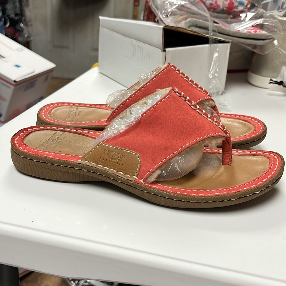 UGG Coral Suede Slide Sandals - Picture 7 of 9